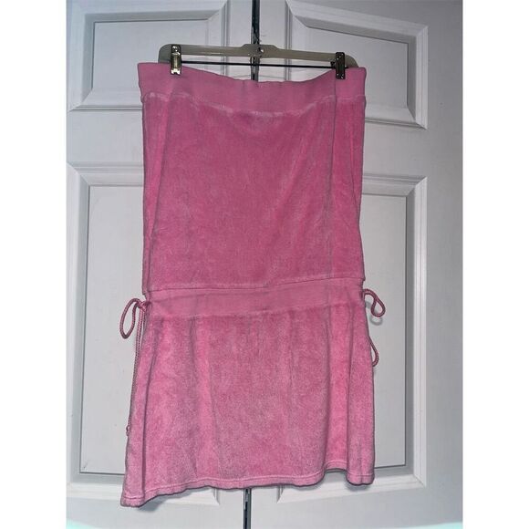 PINK Victoria's Secret Women's Strapless Pink Dress Size M Short Casual - Picture 4 of 5